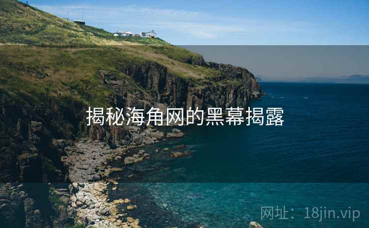 揭秘海角网的黑幕揭露