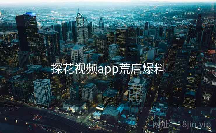 探花视频app荒唐爆料