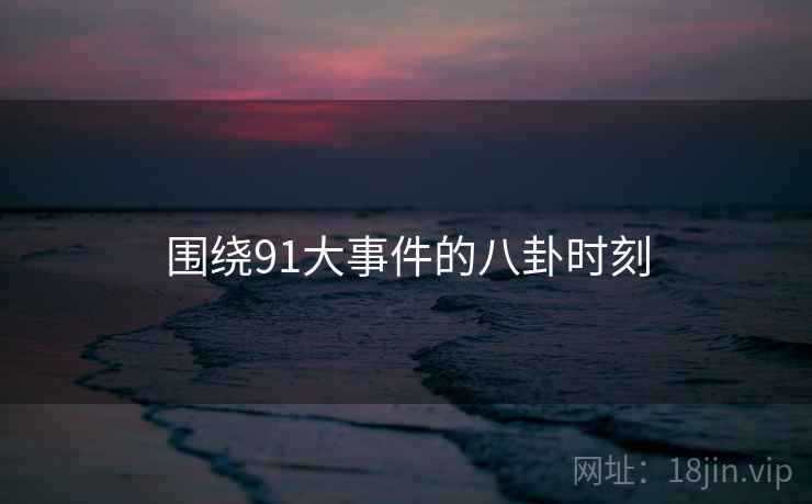围绕91大事件的八卦时刻