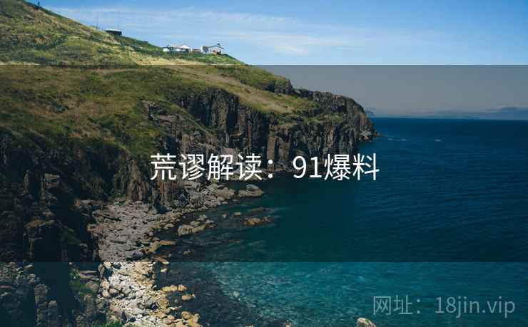 荒谬解读:91爆料